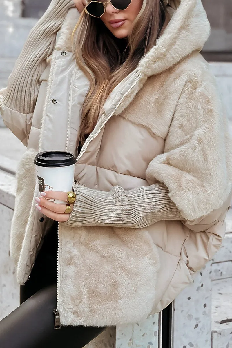 Lucy/ Cozy Layered Winter Jacket