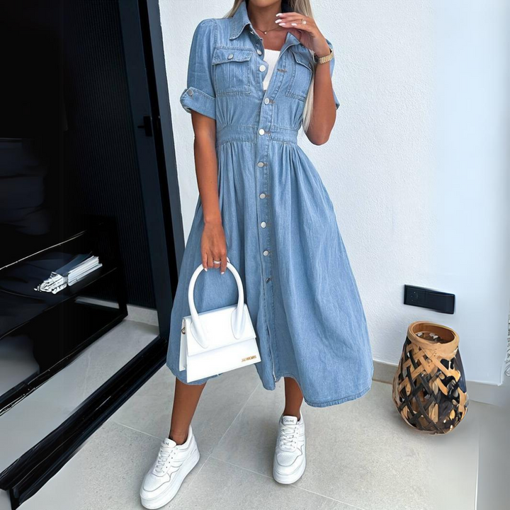 Alissa™ - Trendy denim dress