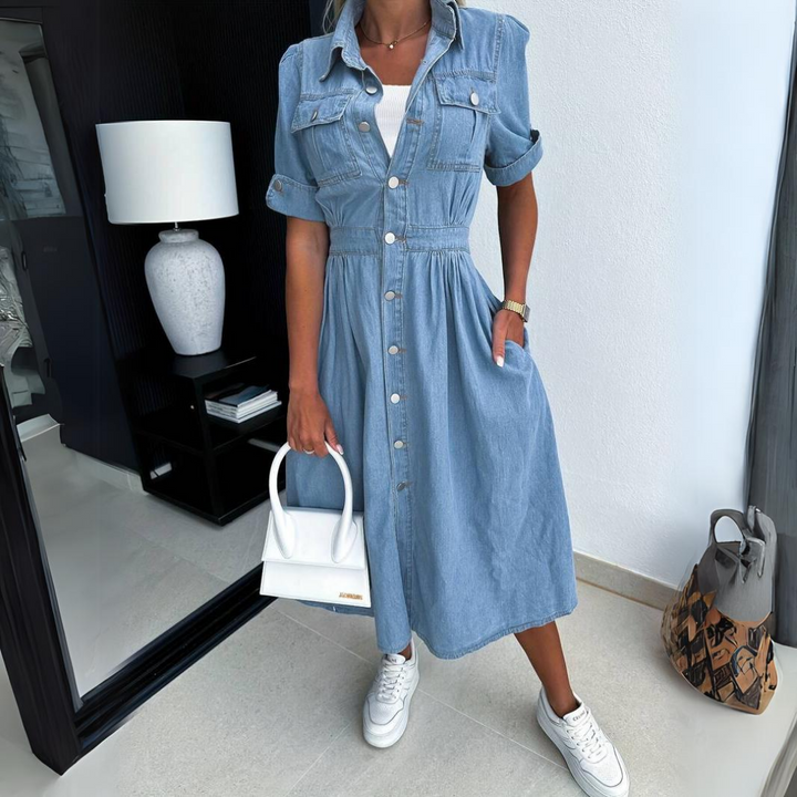 Alissa™ - Trendy denim dress