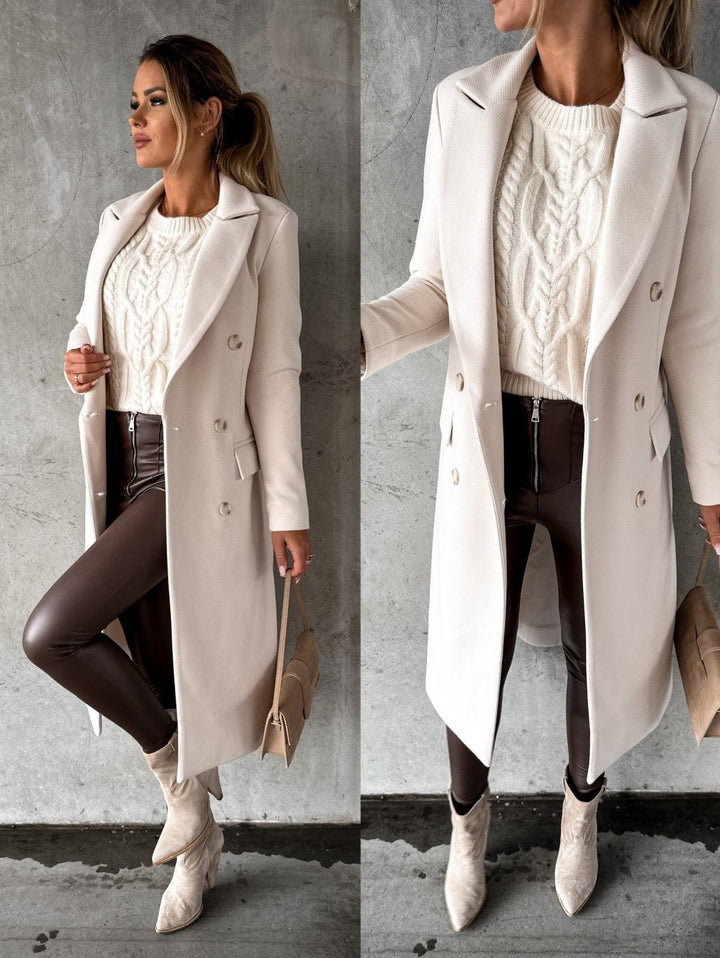 Sophia™ | Classic Double-Breasted Coat