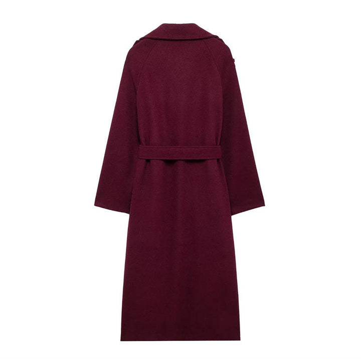 Clara™ | Elegant Classy Burgundy Coat