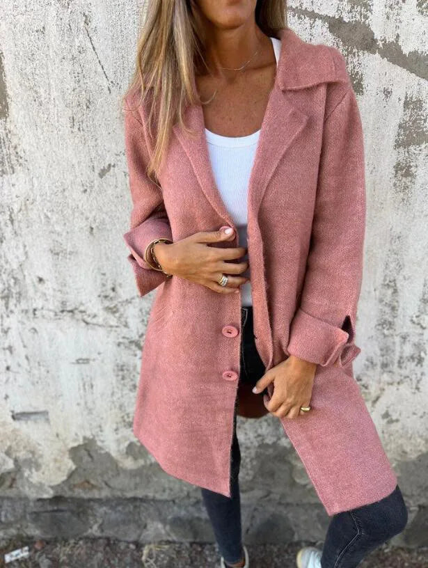 Rosie™ | Soft Blush Cotton Coat