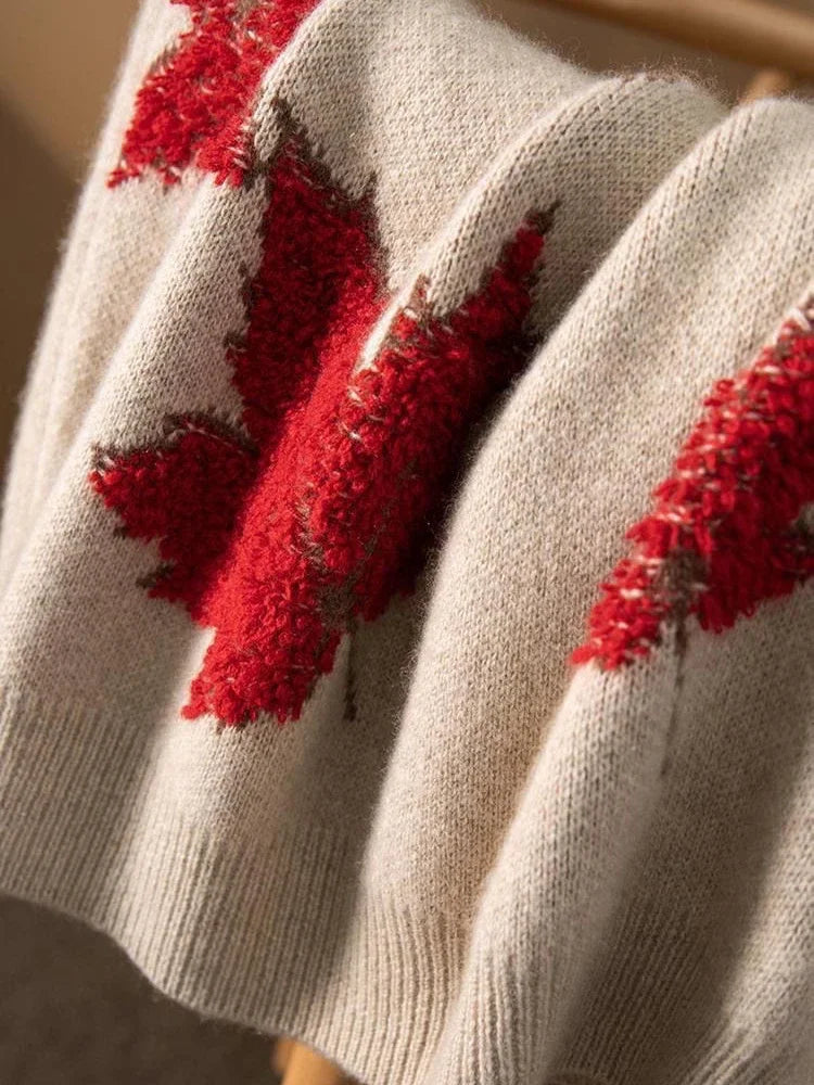 Autumn™ | Cozy Maple Leaf Sweater