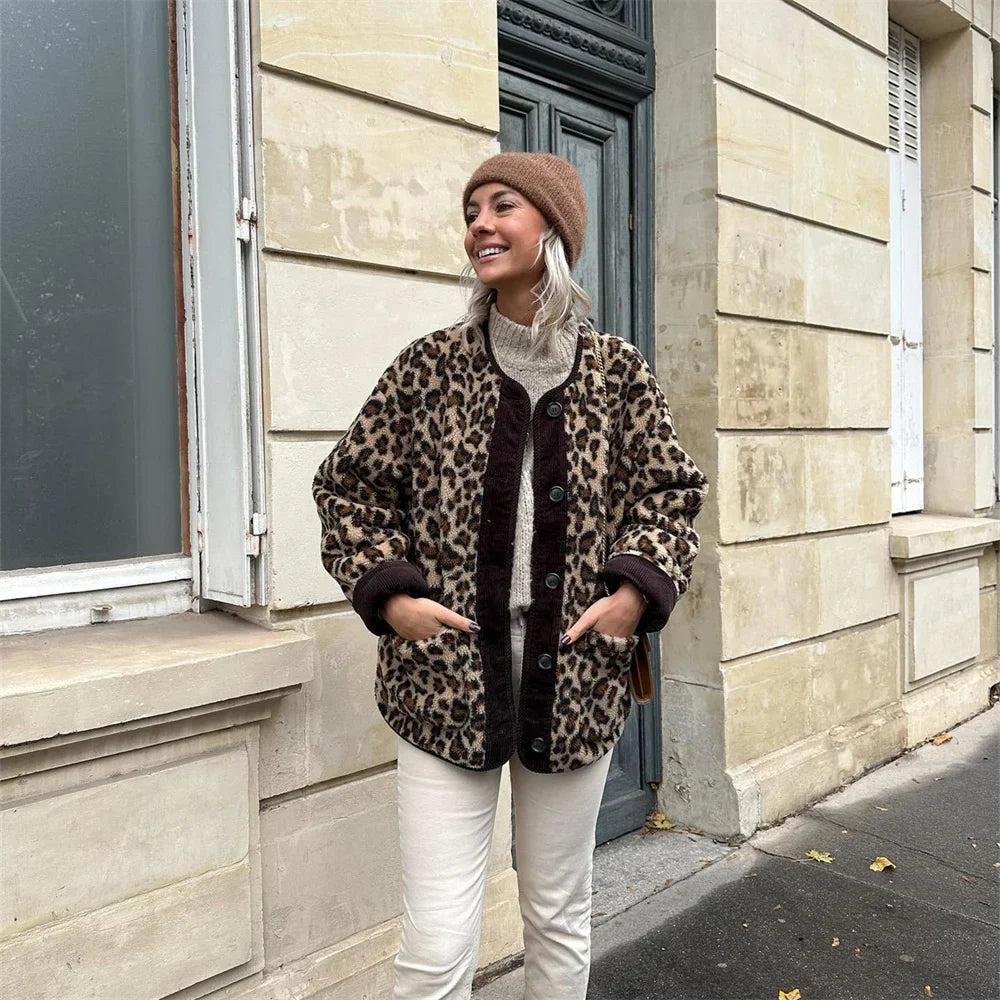 Savannah™ | Luxe Leopard Print Jacket