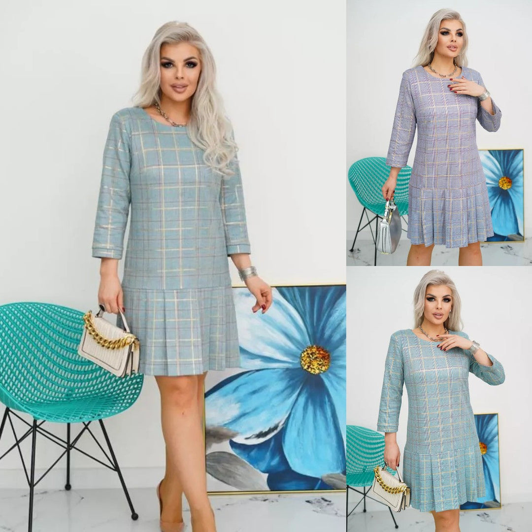 Elizabeth™ | Elegance Plaid Dress