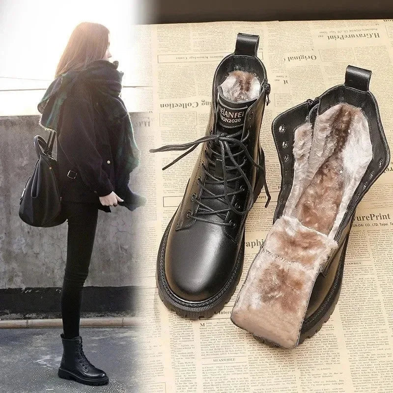 Lena™ | Luxe Fur-Lined Winter Boots